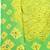 Yellow printed faux georgette saree with blouse