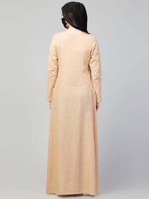 Designer Maxi Dress In Cotton With Pockets. 5