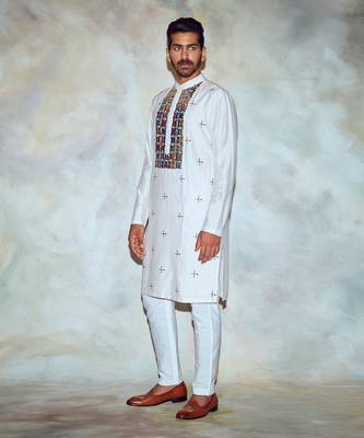 Blush Pink Box Kurta 2