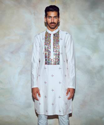 Blush Pink Box Kurta 3