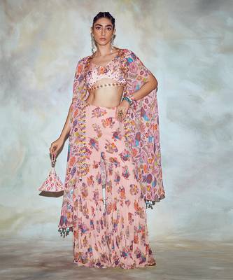 Blush Pink Cape Set 1