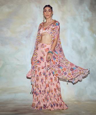 Blush Pink Cape Set 2