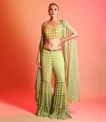 Yellow Sharara Set