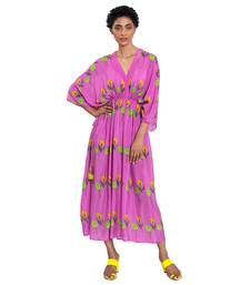 Pink Rose And Tulip Kaftan