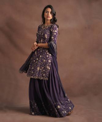 Violet Tunic Set 1