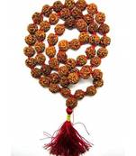  Natural Rudraksha Beads Kanthi Mala (54+1) Beads