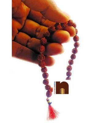 5 Mukhi Rudraksha Mala For Jaap (27 Beads) (1 Pc) 3
