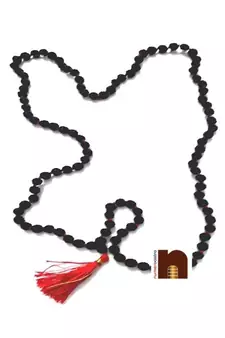 5 Mukhi Black Rudraksha Mala (8 MM Beads) (108 +1=109) (1 Pc)