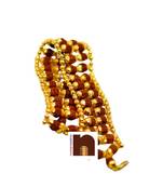 5 Mukhi Rudraksha Bracelet With Designer Gold Plated Caps (2 Lines)