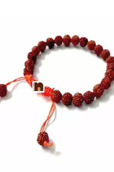 5 Mukhi Rudraksha Bracelet (Adjustable) (Small Beads) (1 Pc)