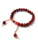 5 Mukhi Rudraksha Bracelet (Adjustable) (Small Beads) (1 Pc)