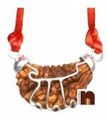 1 Mukhi Rudraksha | One Face | Ek Mukhi Pendant With Lab Certificate (White Metal Pendant) (1 Pc)