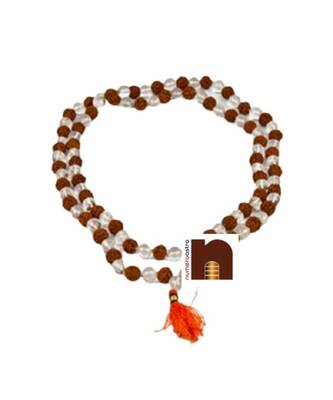  Crystal | Sphatik Mala For Health, Wealth & Good Luck (109 Beads) (1 Pc) 2