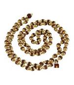 Rudraksha Mala With Gold Plated Caps (54+1 Beads) (1 Pc)