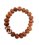  Original 10 Mukhi Indonesian Rudraksha Bracelet (Stretchable) (1 Pc)