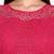 Embroidered & Sequences Work Pink Net Blouse With Boat Neck   Pink)FreeSize