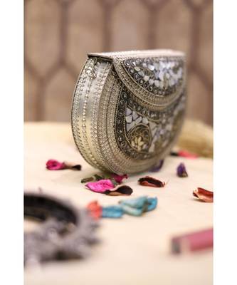 Silver Tara Clutch 1