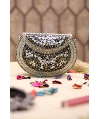 Silver Tara Clutch 2