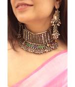 Silver Aazreen  Necklace