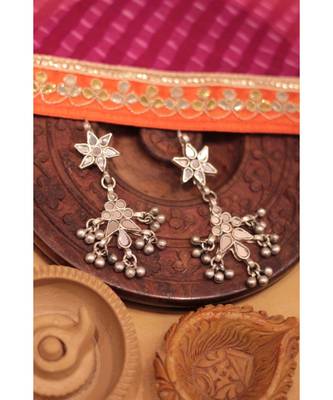 Silver Shaaheen Earrings 2