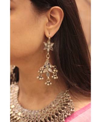 Silver Shaaheen Earrings 3