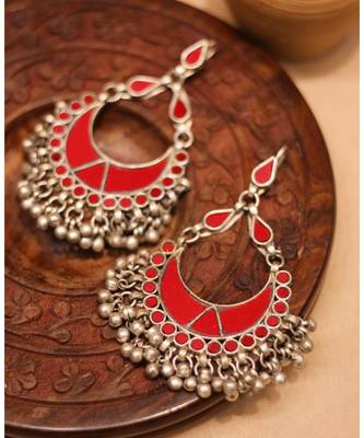 Silver Pankti Earrings 1