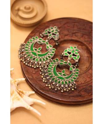 Silver Heena Earrings 1