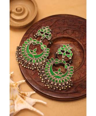 Silver Heena Earrings 2