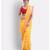 Handloom Pure Cotton Tant Saree In Yellow Without Blouse