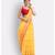 Handloom Pure Cotton Tant Saree In Yellow Without Blouse