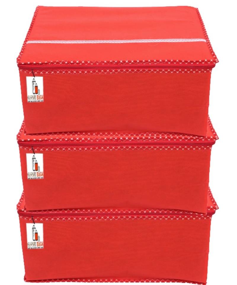 Non Woven saree cover Saree Bag Organizer For Wardrobe