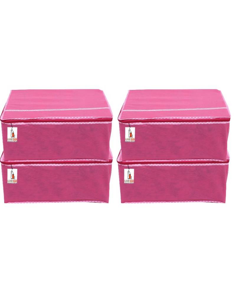 Non Woven saree cover Saree Bag Organizer For Wardrobe