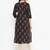 Black printed cotton kurtas-and-kurtis
