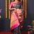 Dark blue woven kanchipuram silk saree with blouse