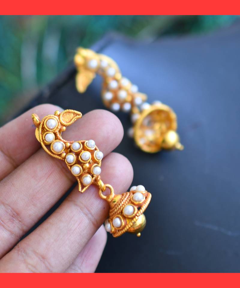 Antique pearl peacock haar set dj-07000