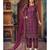Magenta Pink Embroidered Pakistani Salwar Suit