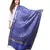Banjara India Women's Banarasi Kora Silk Alia Butti Dupatta- Blue