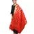 Banjara India Women's Banarasi Kora Silk Polka Dot Butti Dupatta- Red