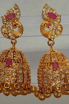 Multicolor jhumkas