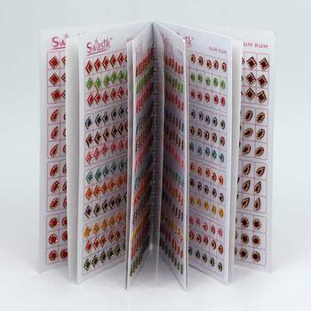 Multicolor Stone Bindi Book For Women & Girls Total Piece 948 (BND105CMB) 1