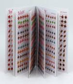 Multicolor Stone Bindi Book For Women & Girls Total Piece 948 (BND105CMB)