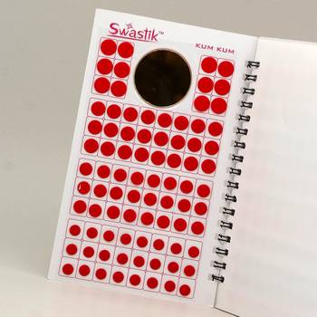Multicolor Velvet Bindi Book For Women & Girls Total Pieces 960 (BND119CMB) 2