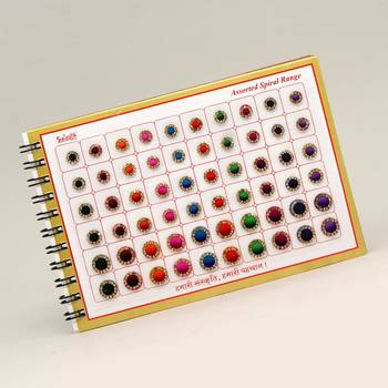 Multicolor Stone Bindi Book For Women & Girls Total Pieces 300 (BND123CMB) 2