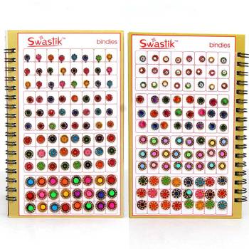 Multicolor Stone Bindi Book For Women & Girls Total Pieces 576 (BND140CMB) 2