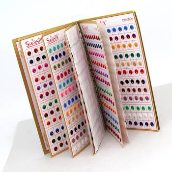 Multicolor Velvet Bindi Book For Women & Girls Total Pieces 960 (BND148CMB) 1