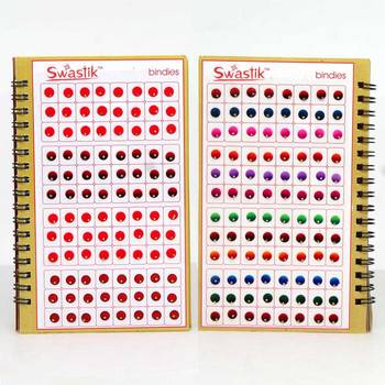 Multicolor Velvet Bindi Book For Women & Girls Total Pieces 960 (BND148CMB) 2
