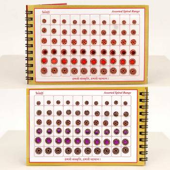 Multicolor Velvet Bindi Book For Women & Girls Total Pieces 600 (BND150CMB) 2