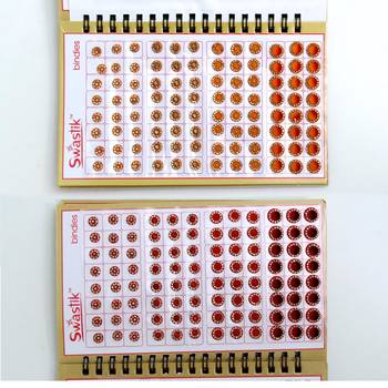 Multicolor Velvet Bindi Book For Women & Girls Total Pieces 960 (BND159CMB) 2