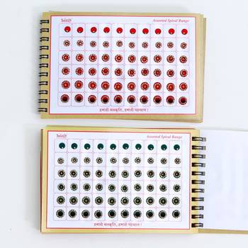 Multicolor Velvet Bindi Book For Women & Girls Total Pieces 600 (BND164CMB) 2