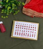 Multicolor Velvet Bindi Book For Women & Girls Total Pieces 500 (BND167CMB)